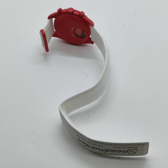 Omega x Swatch Watch 39mm Men's Whites 300-082025 - Picture 5 of 9